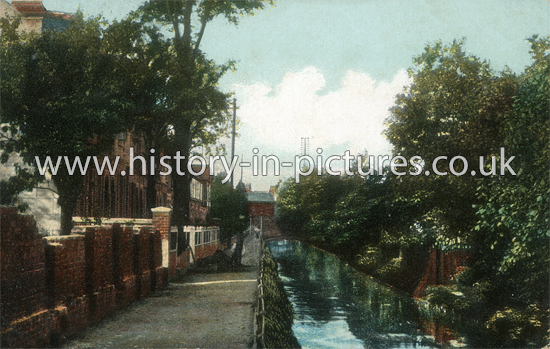 The River, Enfield, Middlesex. c.1908